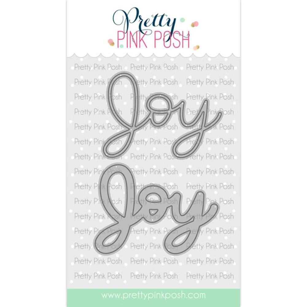 Pretty Pink Posh Large Joy Shadow Die Set