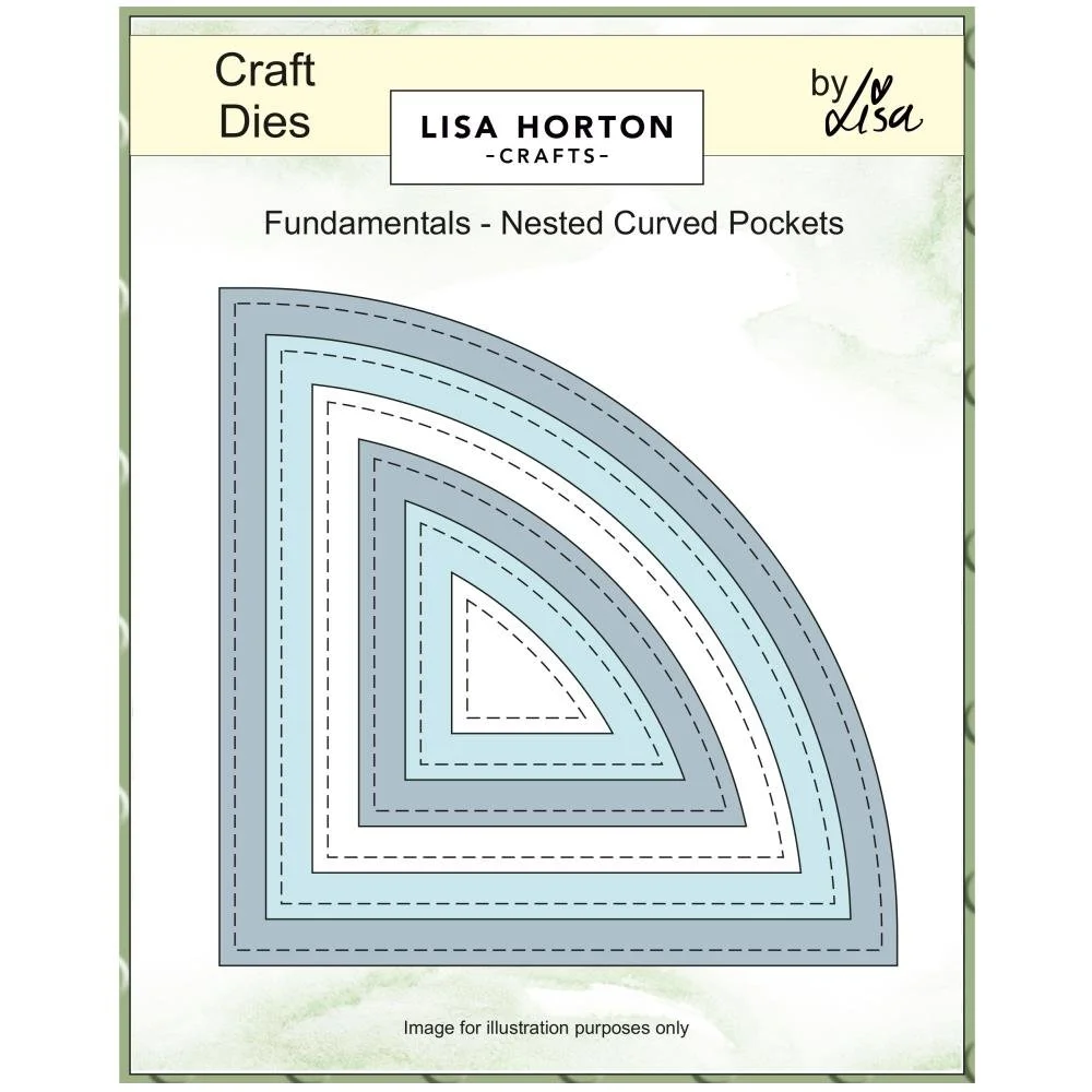 Lisa Horton Craft Dies Curved Pocket