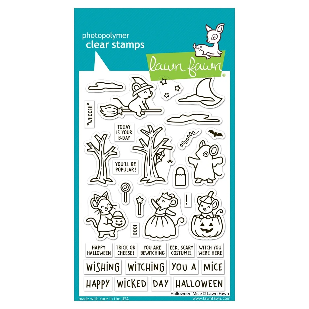 Lawn Fawn Stamps Halloween Mice