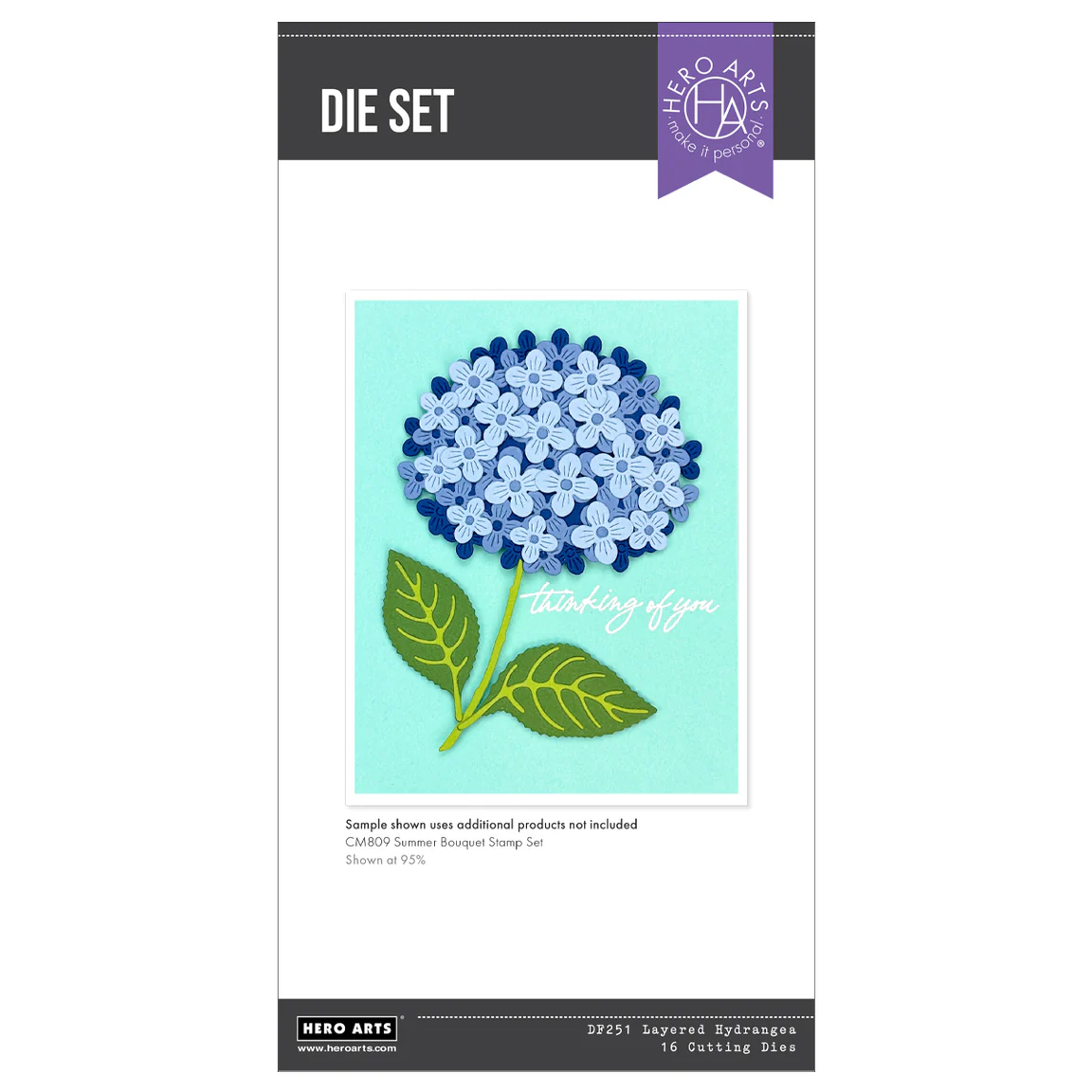Hero Arts Layered Hydrangea Die Set