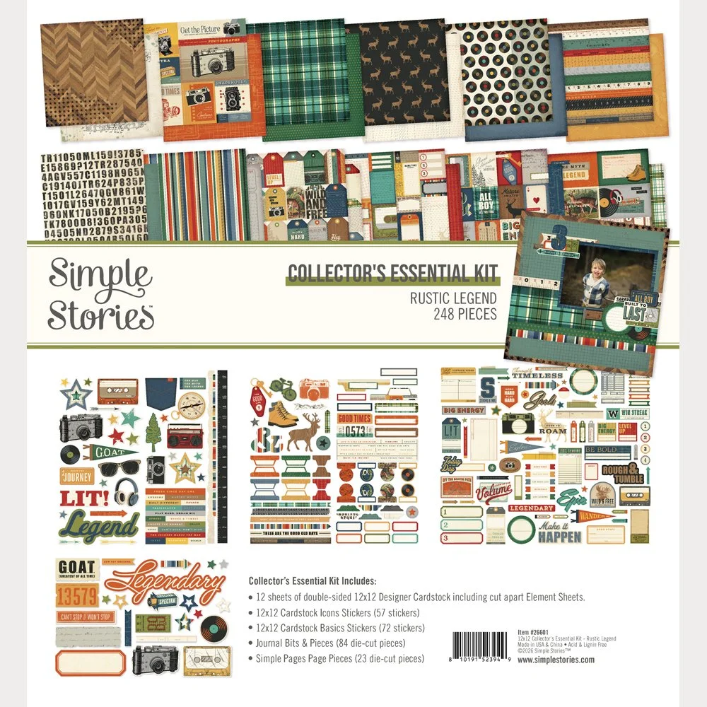 *Pre-Order* Simple Stories Rustic Legend Collector's Essential Kit