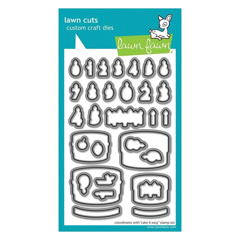 Lawn Fawn Lawn Cuts Cake It Easy
