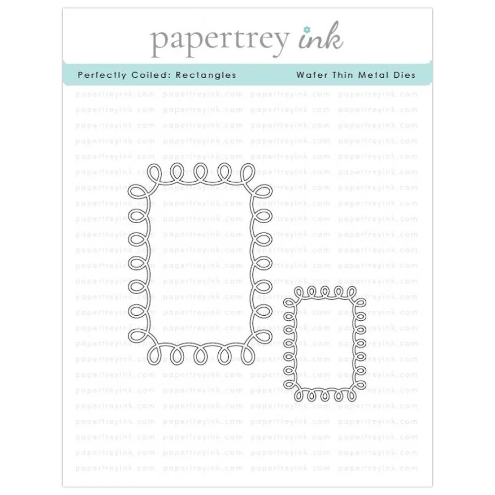 Papertrey Ink Perfectly Coiled: Rectangles Die