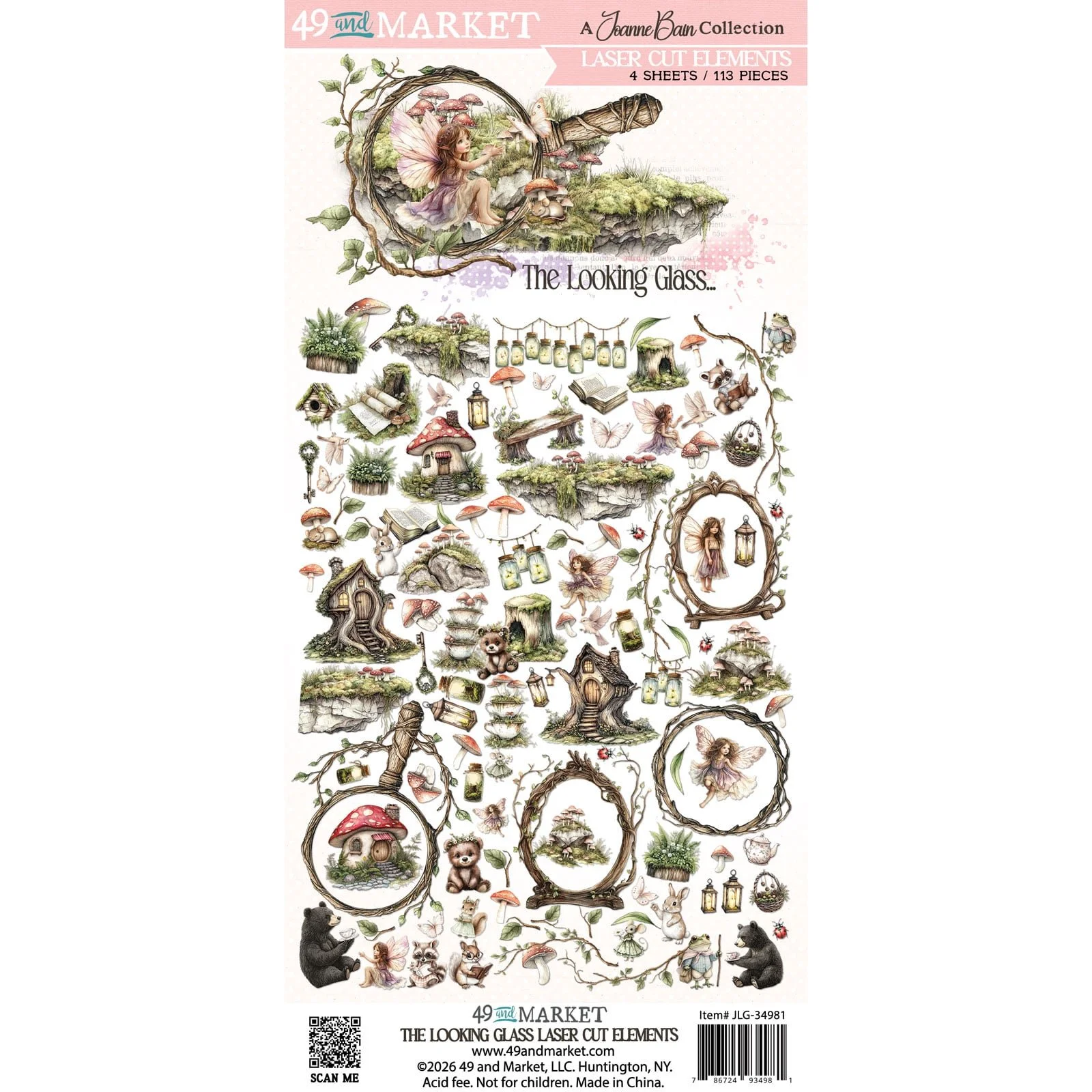 *Pre-Order* 49 & Market The Looking Glass Laser Cut Elements