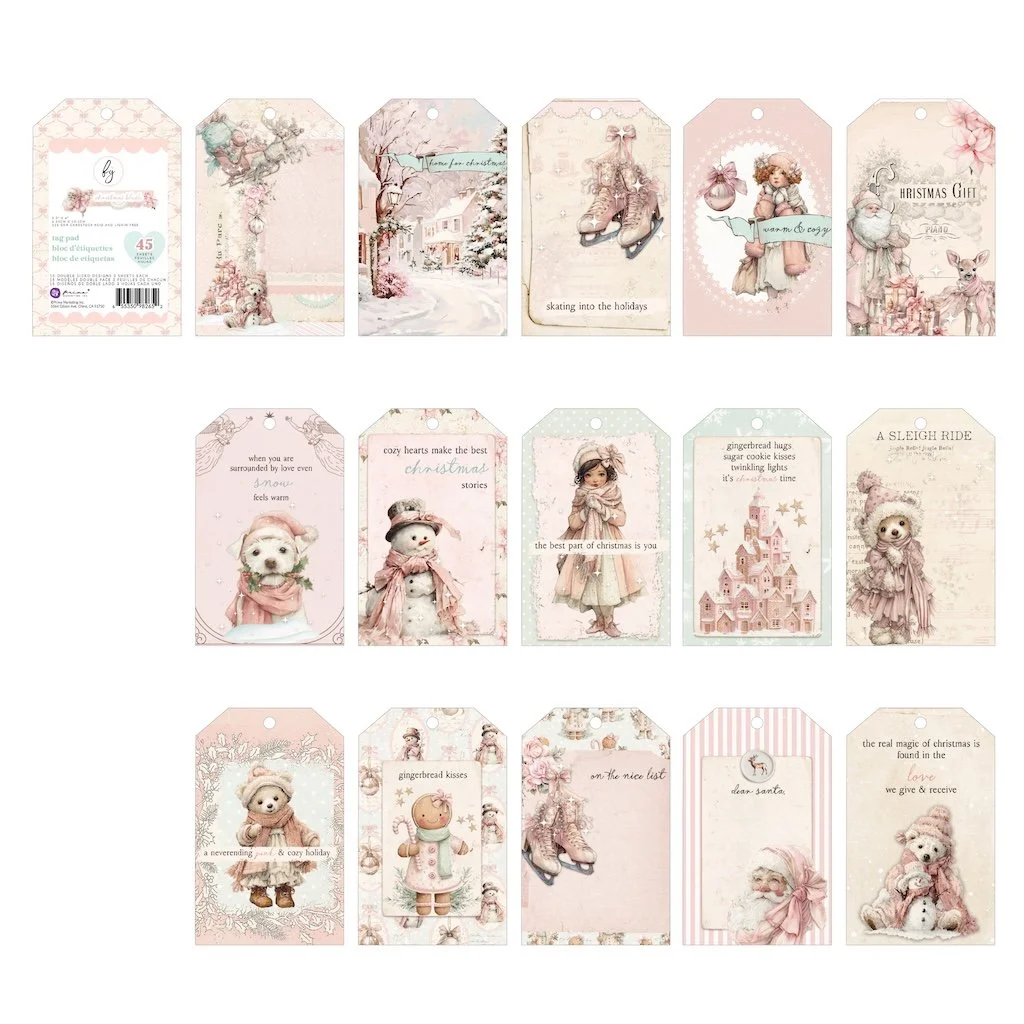 Prima Christmas Blush by Frank Garcia® Tag pad
