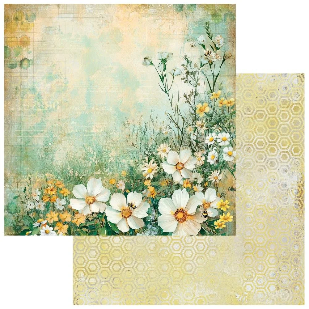 49 & Market Botanical Buzz 12" x 12" Paper Cheerful