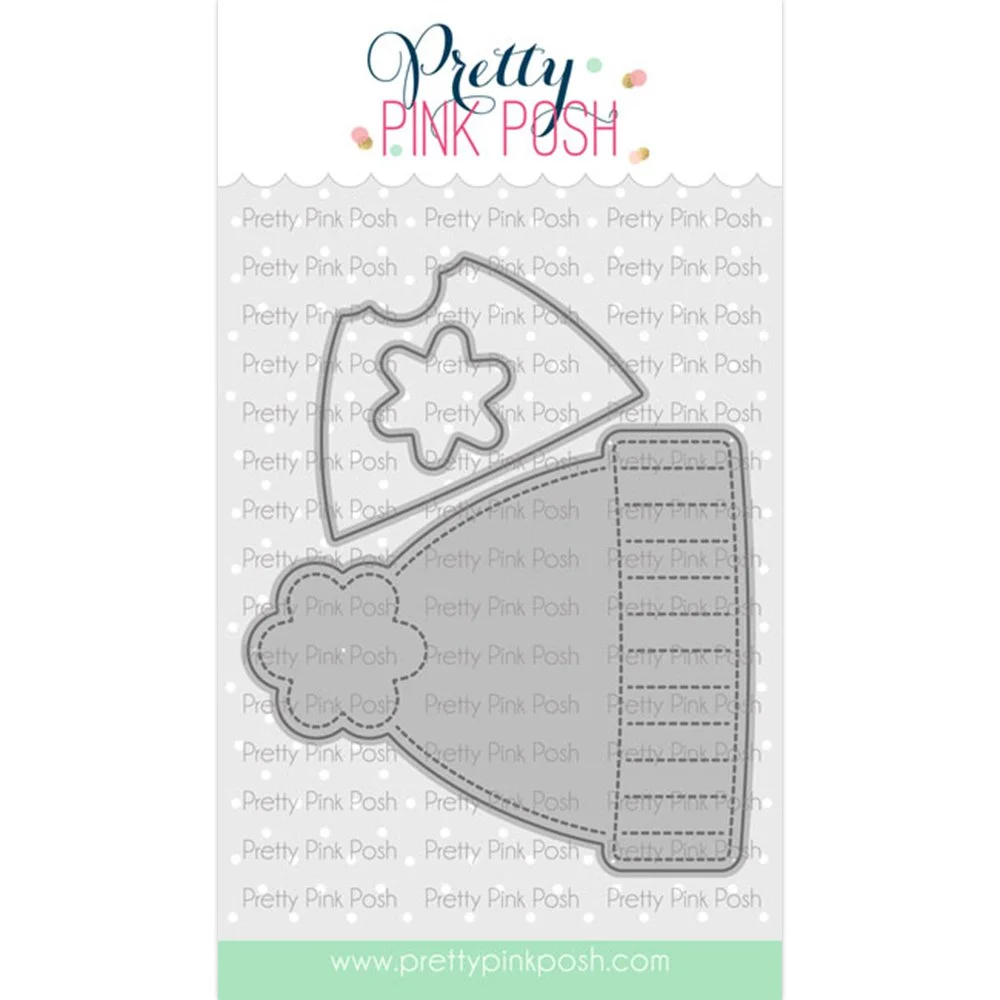 Pretty Pink Posh Winter Hat Die Set