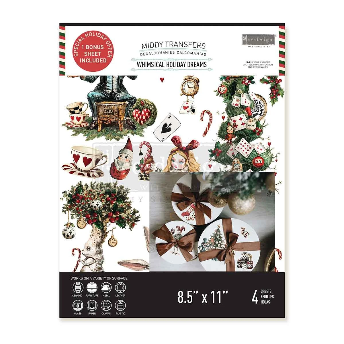 Redesign With Prima Middy Transfers Whimsical Holiday Dreams