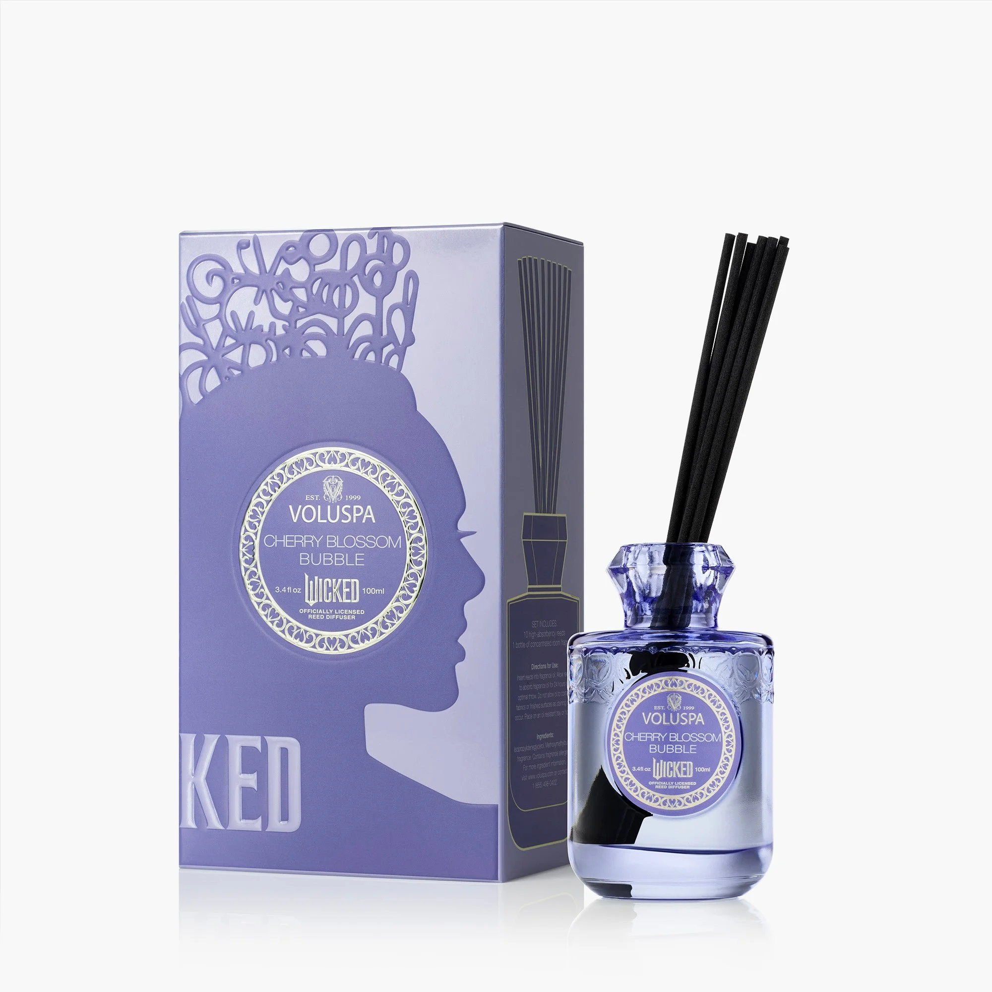 Voluspa Wicked Cherry Blossom Bubble Reed Diffuser