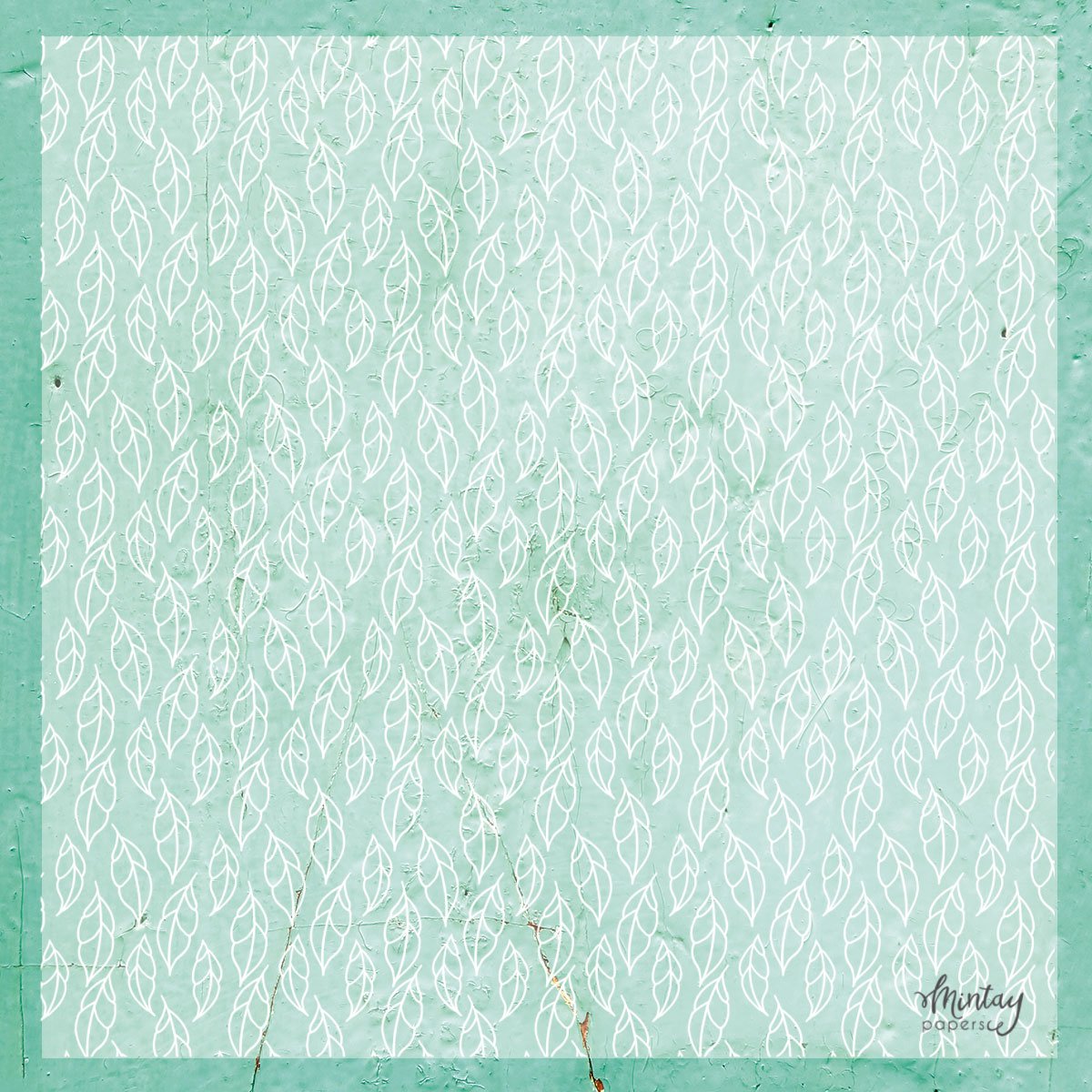 Mintay 12 x 12 Decorative Vellum Leaves 2