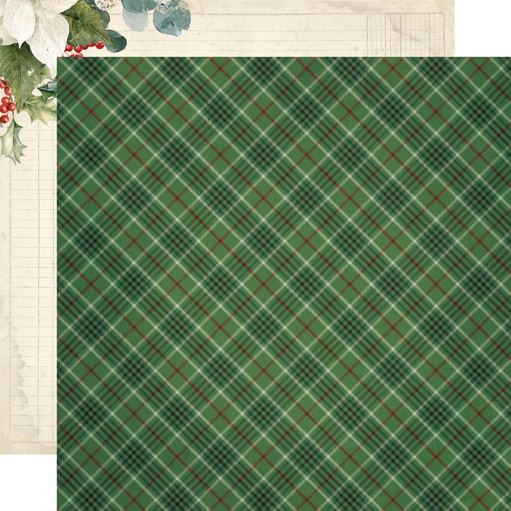 *Pre-Order* Simple Stories Simple Vintage Old Fashioned Christmas 12" x 12" Paper Making A List