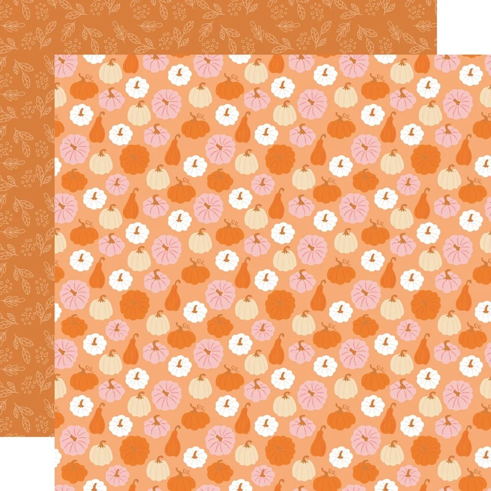 *Pre-Order* Simple Stories Pumpkins & Plaid 12" x 12" Paper Hey Pumpkin Paper