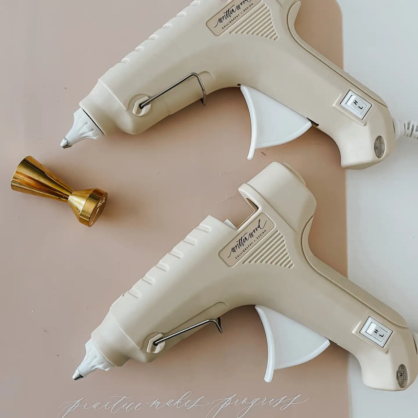 Written Word Calligraphy Dual-Heat Glue Gun For Wax Seals