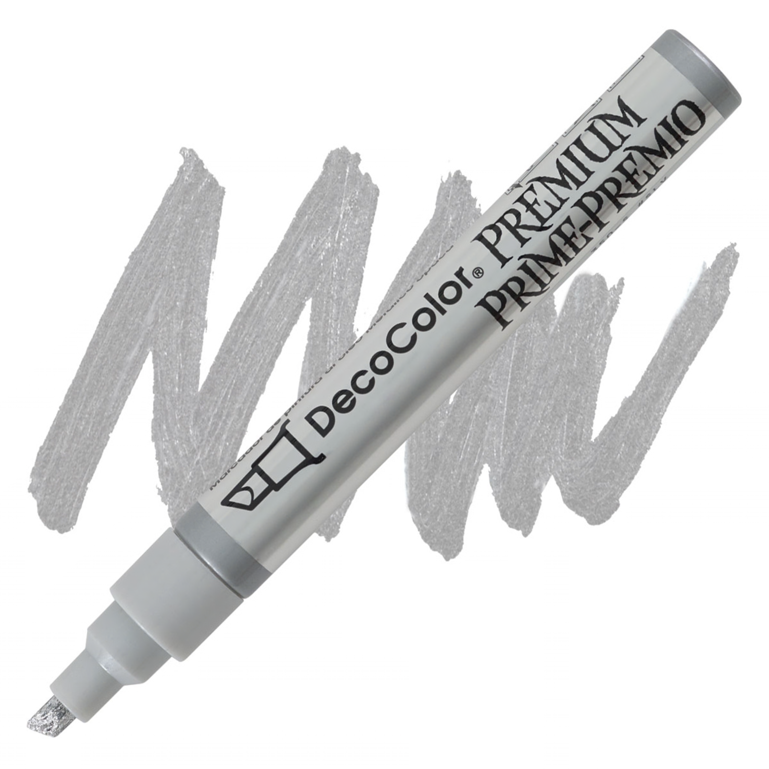 DecoColor Premium Chisel Paint Marker 5mm Silver