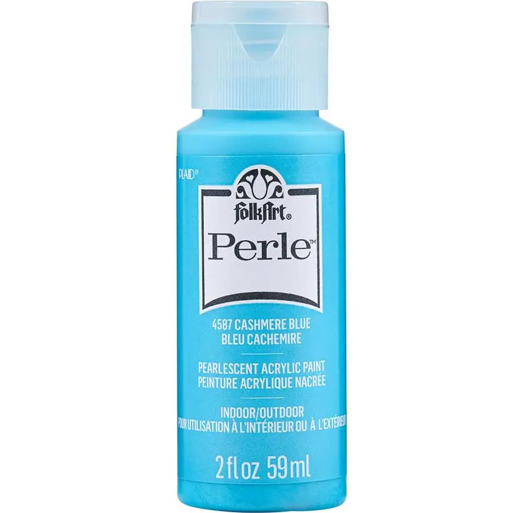 Folk Art Perle Acrylic Paint Cashmere Blue