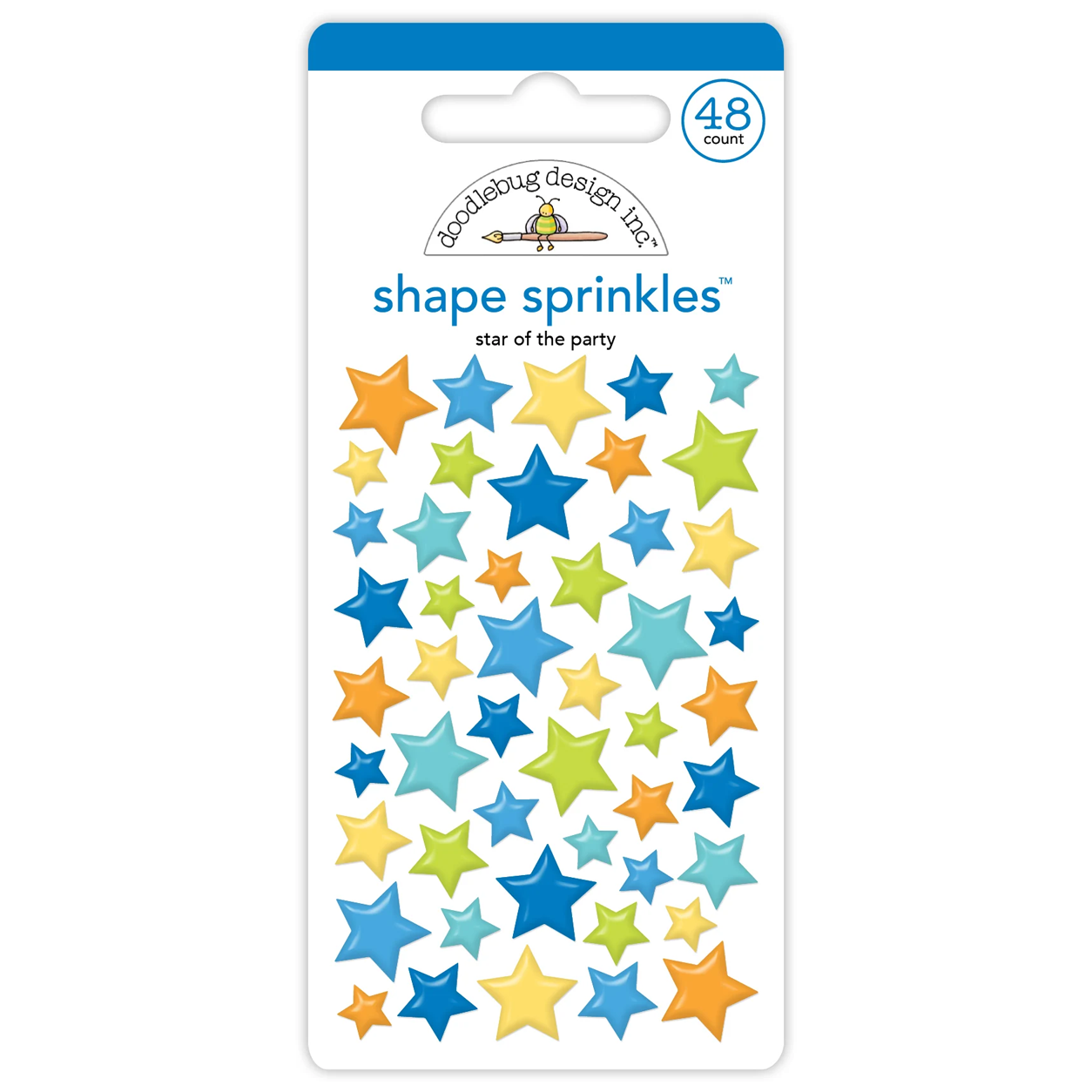 *Pre-Order* Doodlebug Balloons & Banners Star Of The Party Shape Sprinkles