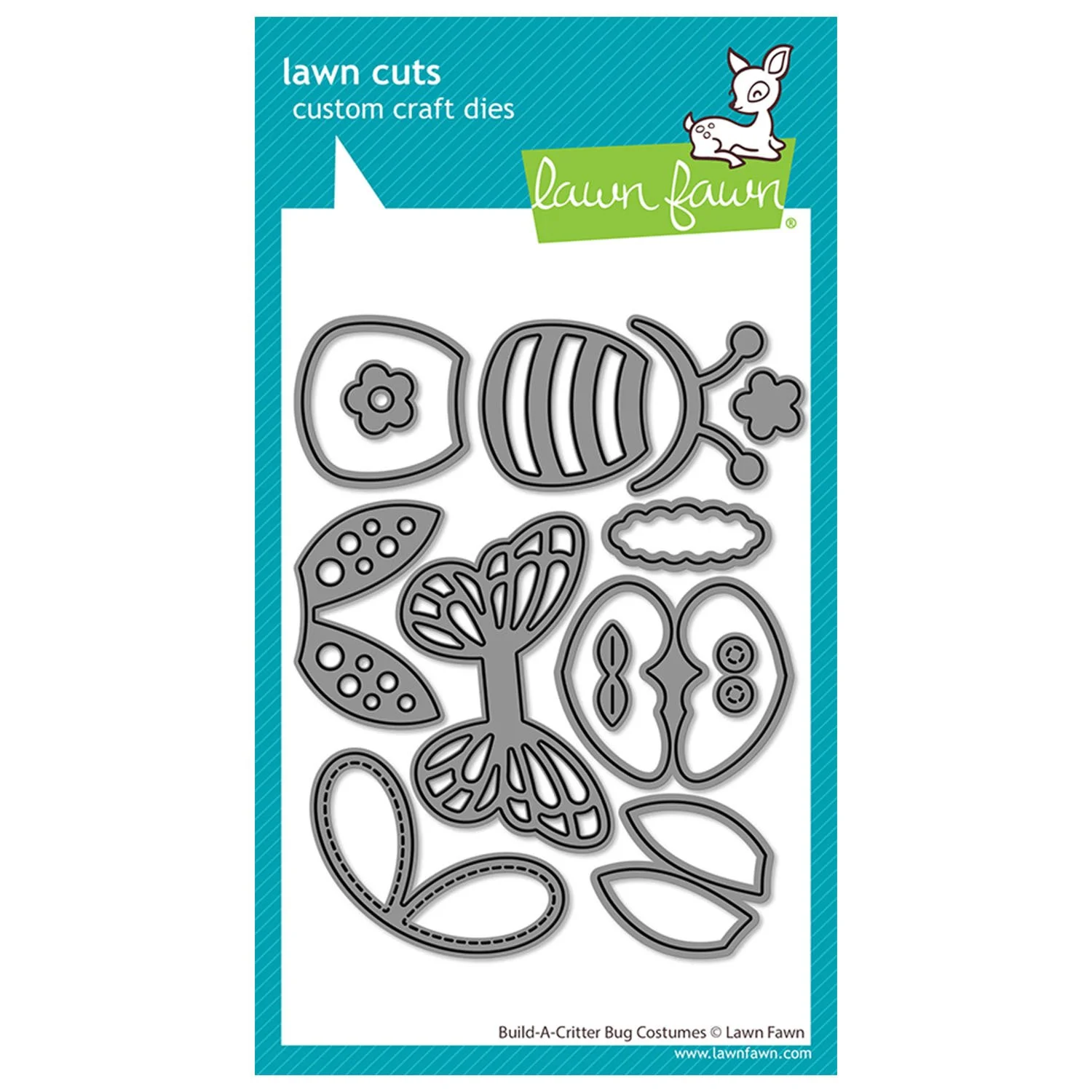Lawn Fawn Lawn Cuts build-a-critter bug costumes