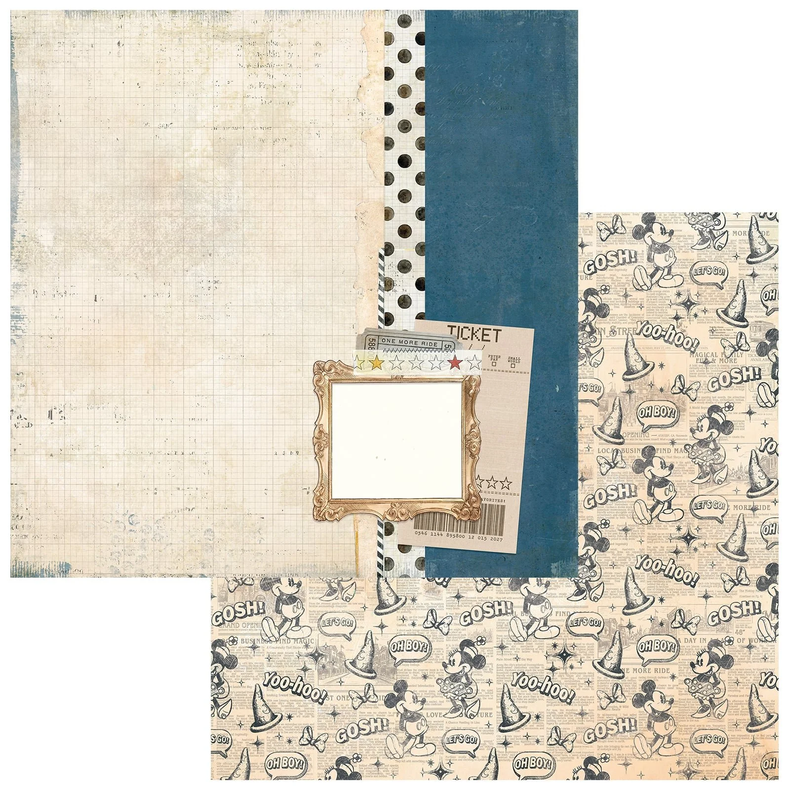 *Pre-Order* 49 & Market Mouse & Co. 12" x 12" Paper Let's Go