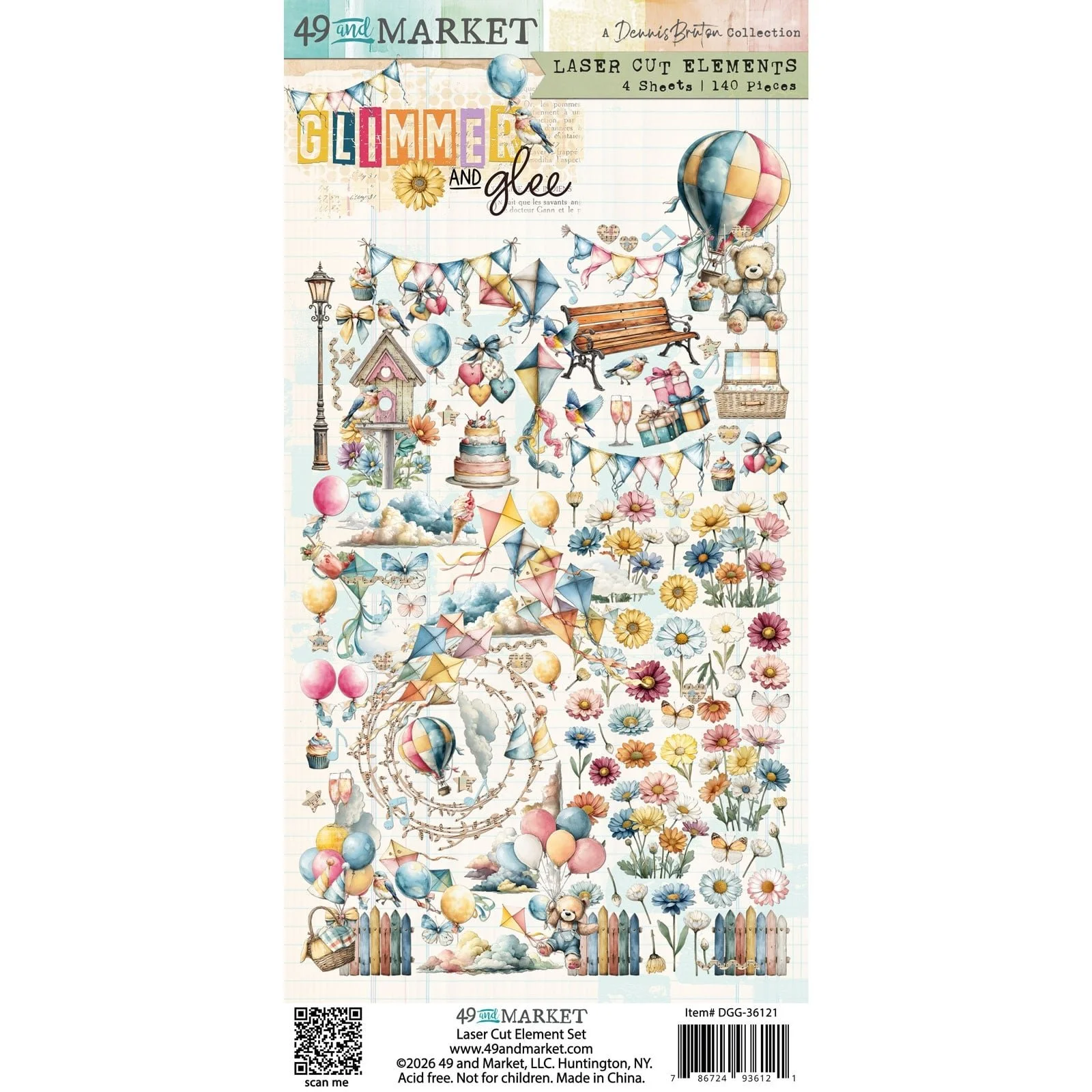 *Pre-Order* 49 & Market Glimmer & Glee Elements Laser Cuts