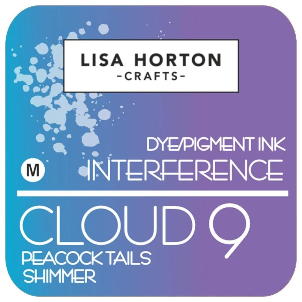 Lisa Horton Crafts Interference Ink Pad Peacock Tails Shimmer