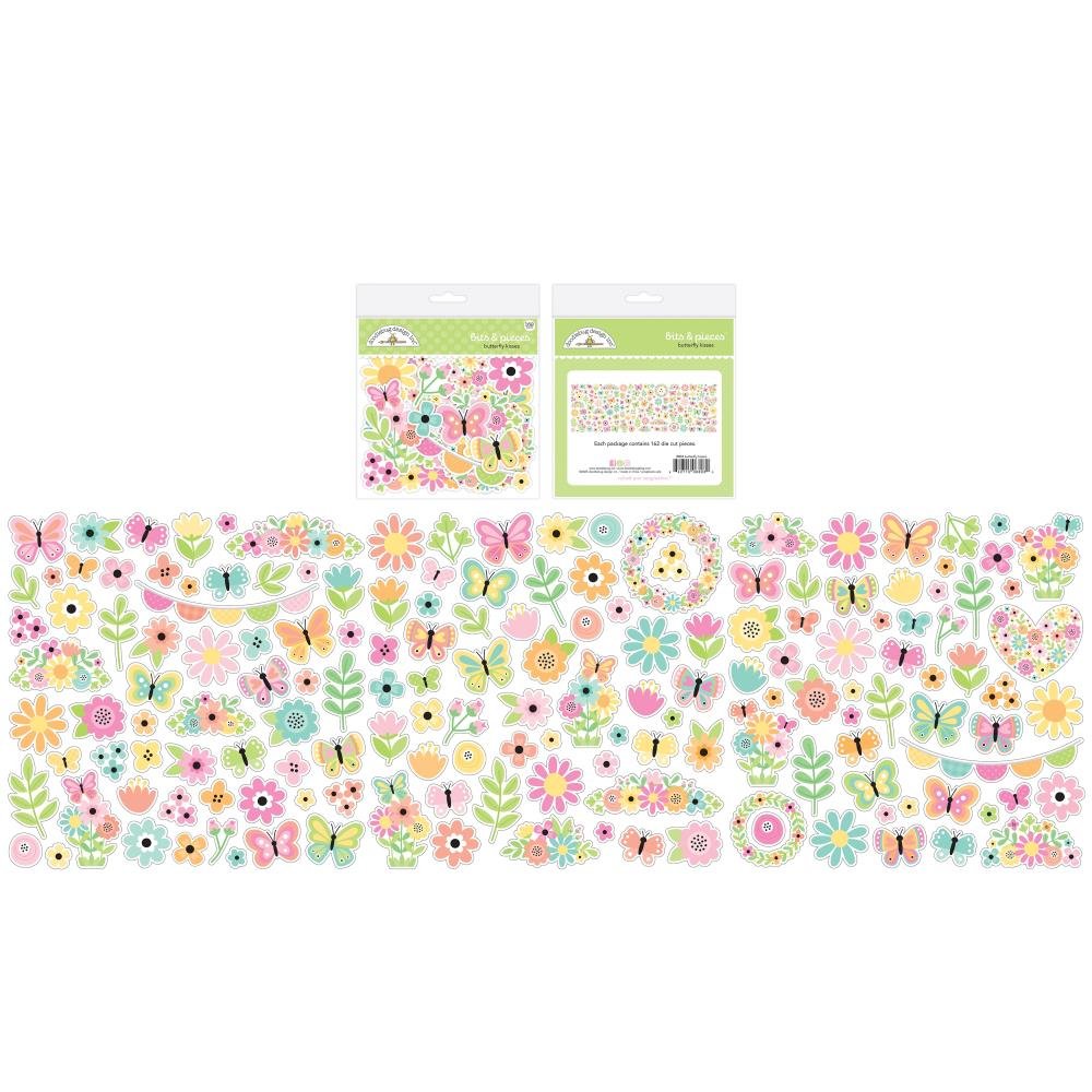 Doodlebug Butterfly Kisses Bits & Pieces