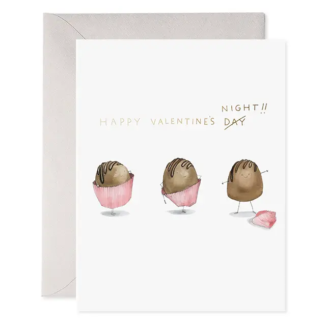 E. Frances Paper Chocolate Striptease Greeting Card