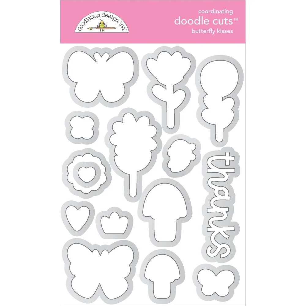 Doodlebug Butterfly Kisses Coordinating Die