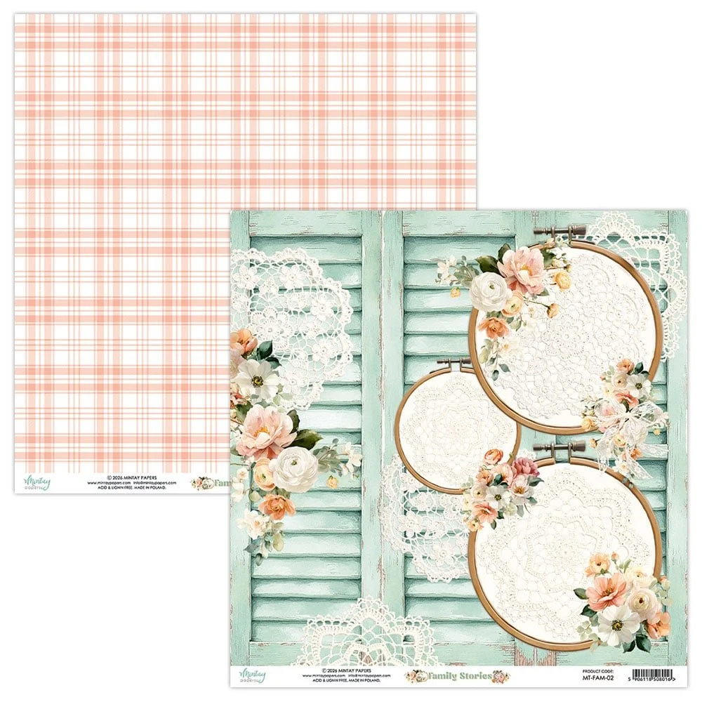 *Pre-Order* Mintay Family Stories 12" x 12" Paper Sheet 02