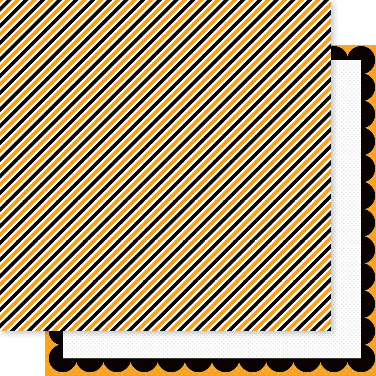 *Pre-Order* Bella Blvd. Boo To You 12" x 12" Paper Spooky Stripes