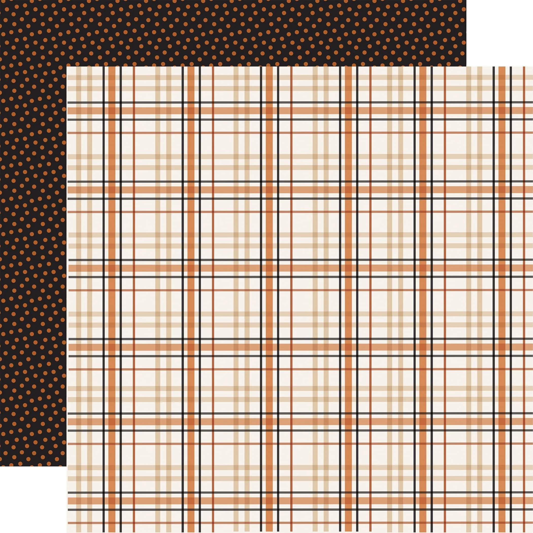 *Pre-Order* Carta Bella Handmade Halloween 12" x 12" Paper Halloween Plaid