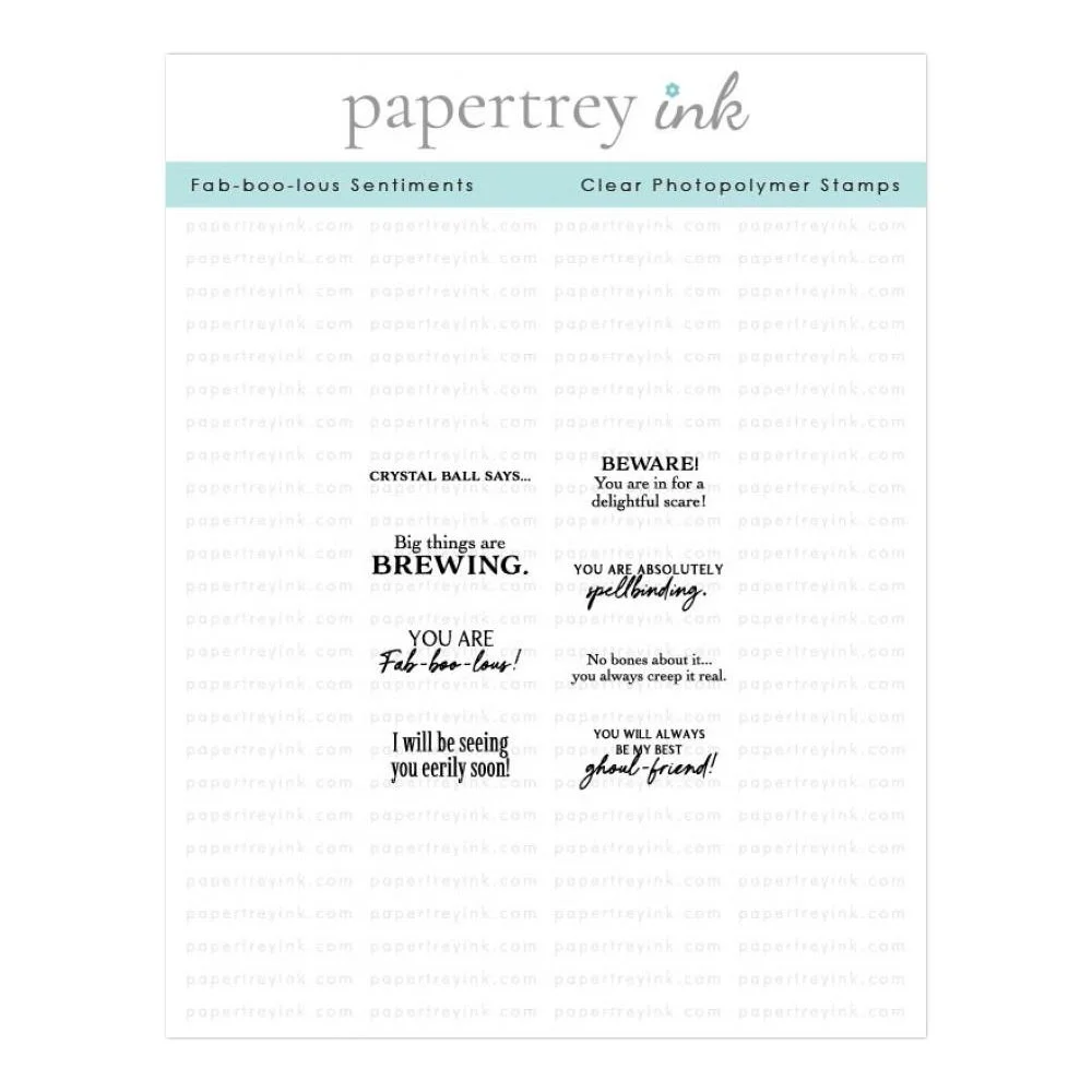 Papertrey Ink Fab-boo-lous Sentiments Mini Stamp Set