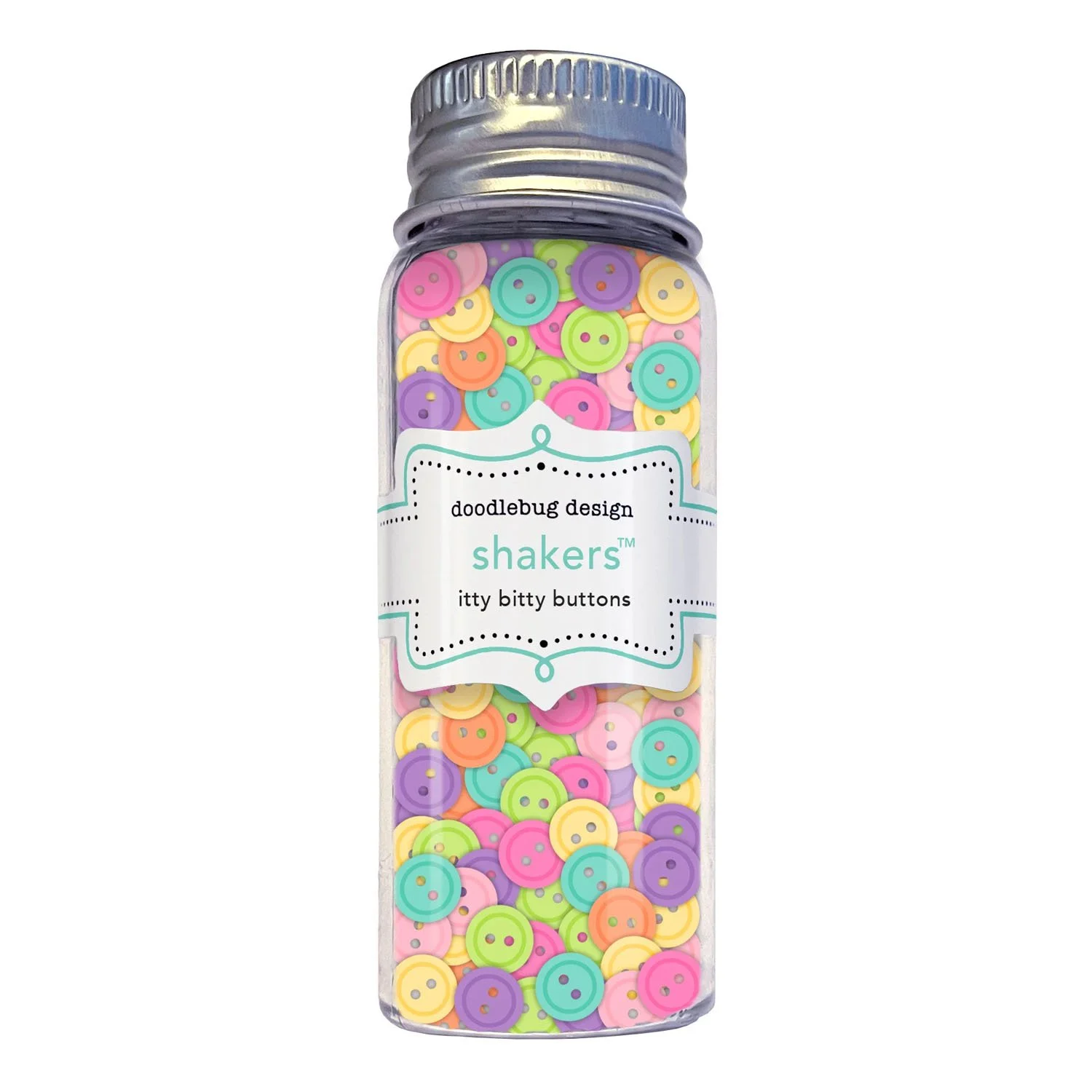 *Pre-Order* Doodlebug Color Me Crafty Itty Bitty Buttons Shakers