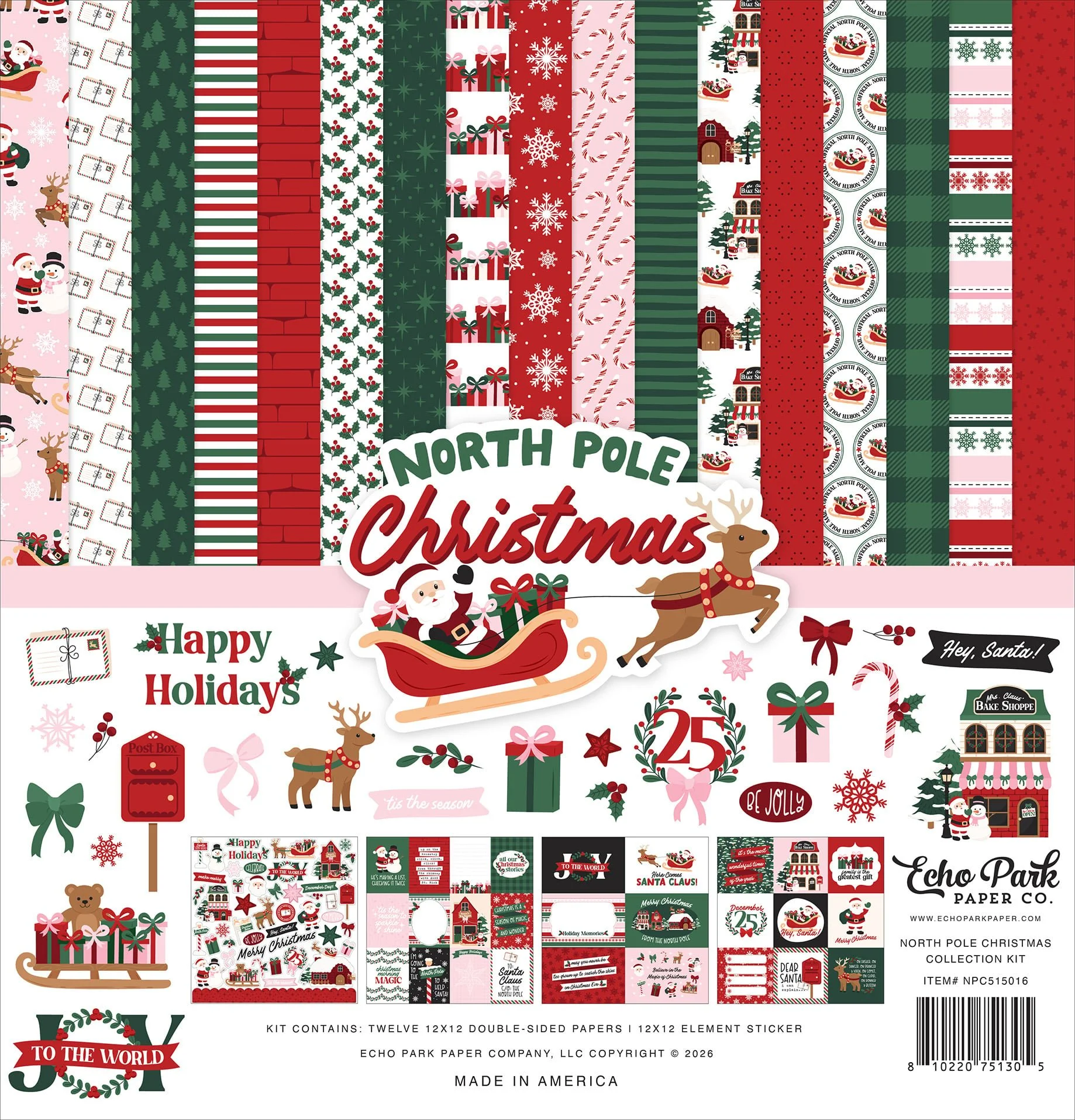 *Pre-Order* Echo Park North Pole Christmas Collection Kit