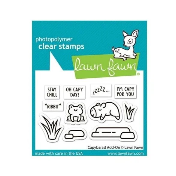Lawn Fawn Stamps Capybaras! Add-On