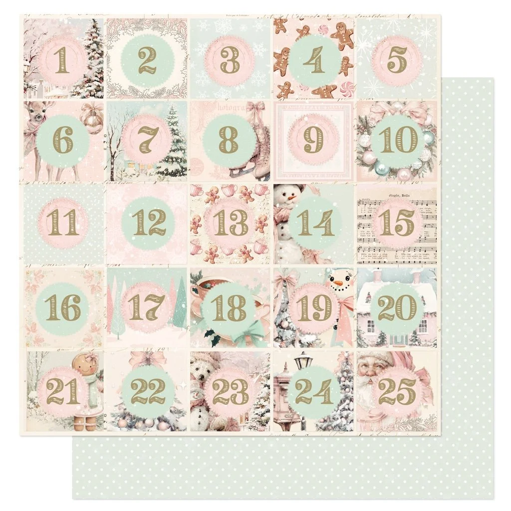 Prima Christmas Blush by Frank Garcia® 12" x 12" Paper Countdown To The Magic