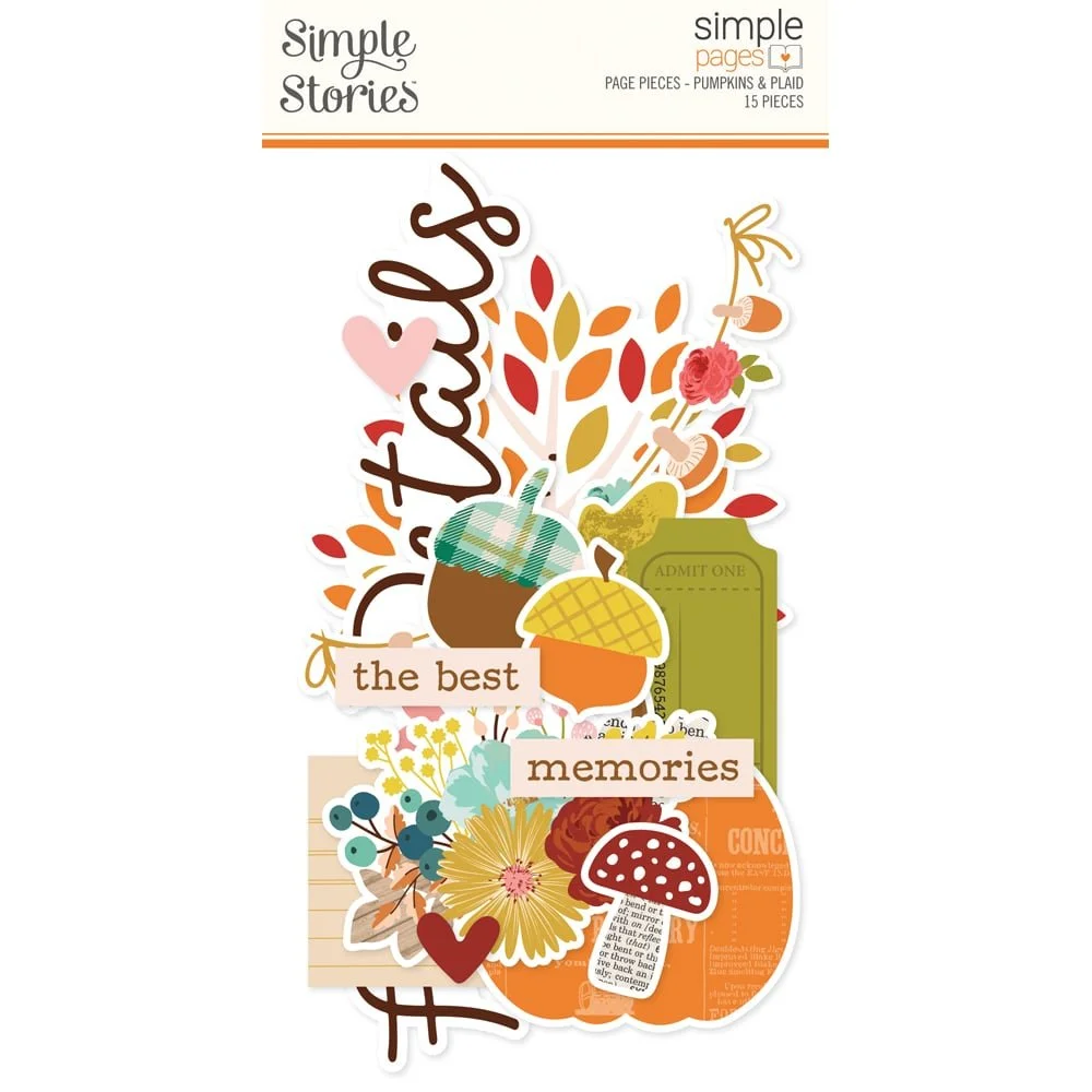 *Pre-Order* Simple Stories Pumpkins & Plaid Page Pieces