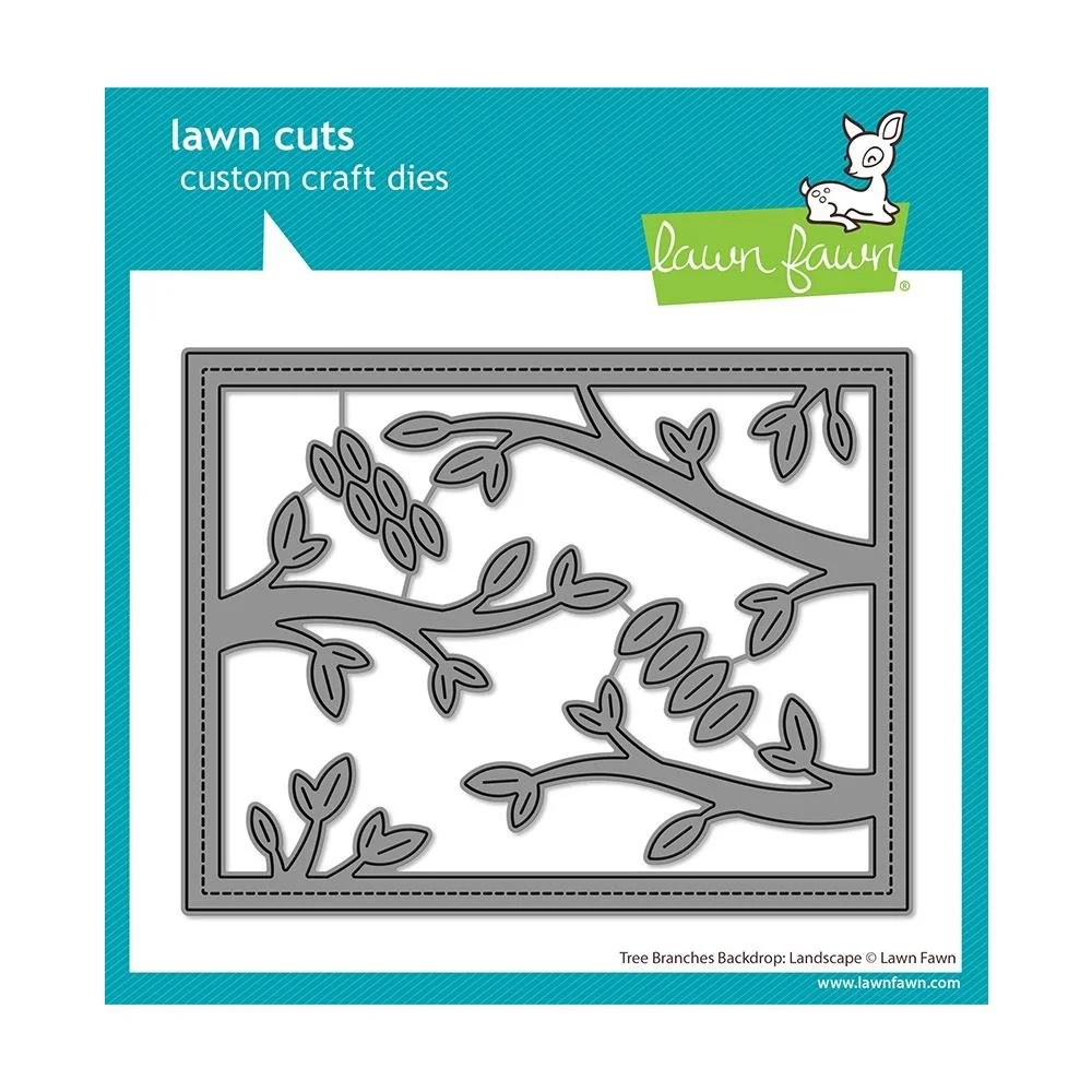 Lawn Fawn Lawn Cuts Tree Branches Backdrop: Landscape