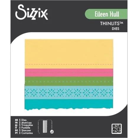 Sizzix Eileen Hull Page Edges Thinlits Dies