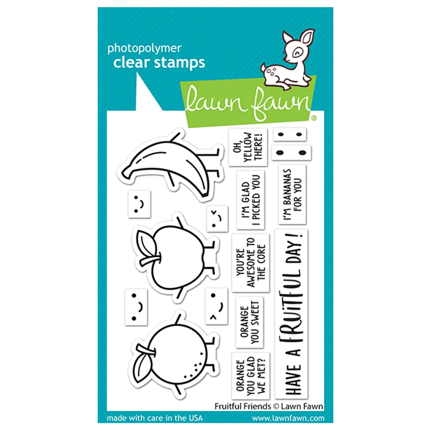 Lawn Fawn Clear Stamps Fruitful Friends