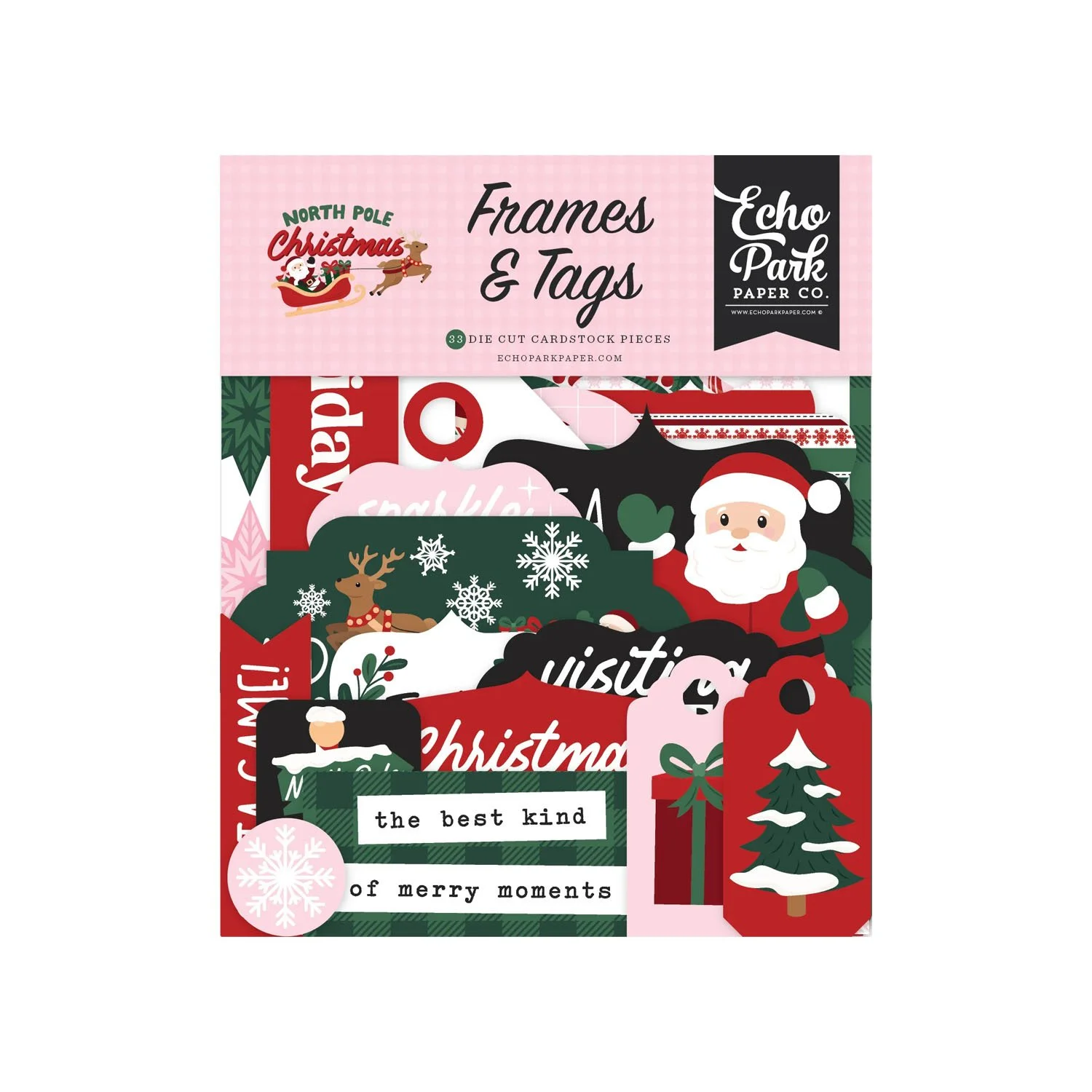 *Pre-Order* Echo Park North Pole Christmas Frames & Tags