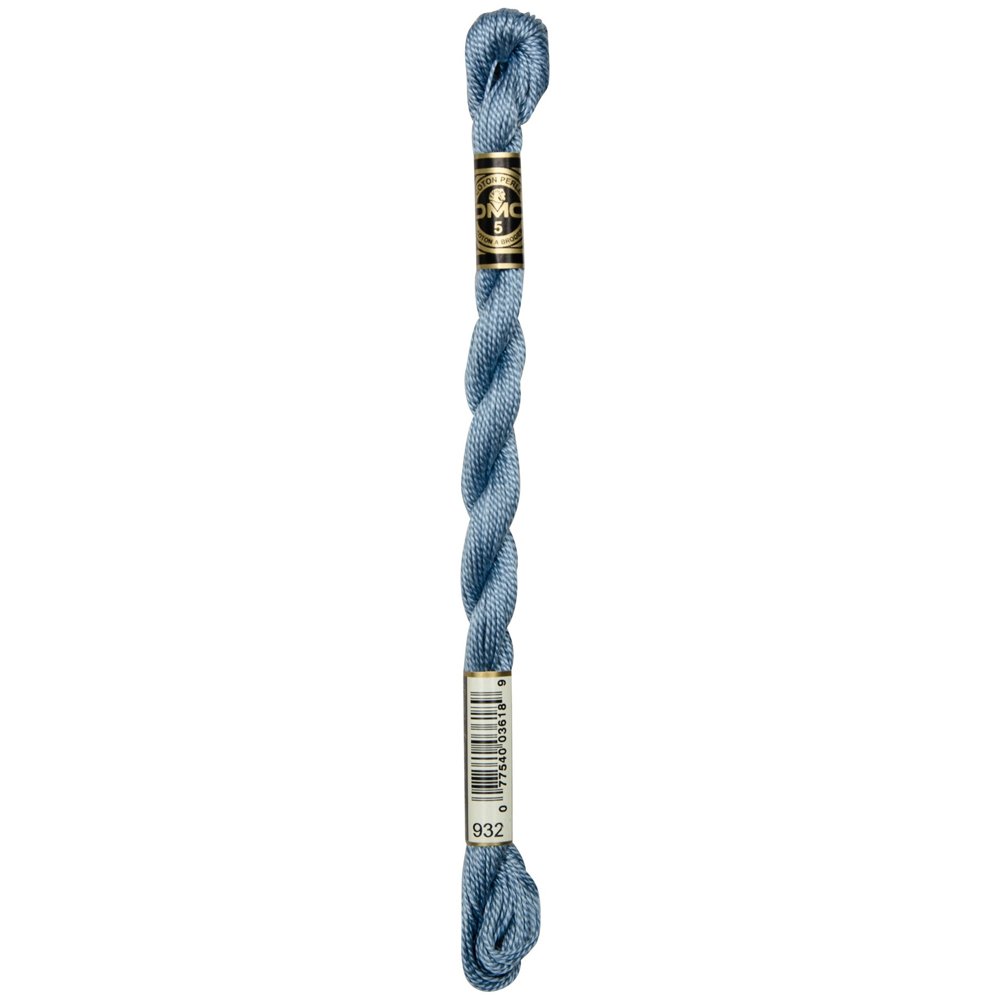 DMC Pearl Cotton Skein 932 Light Antique Blue