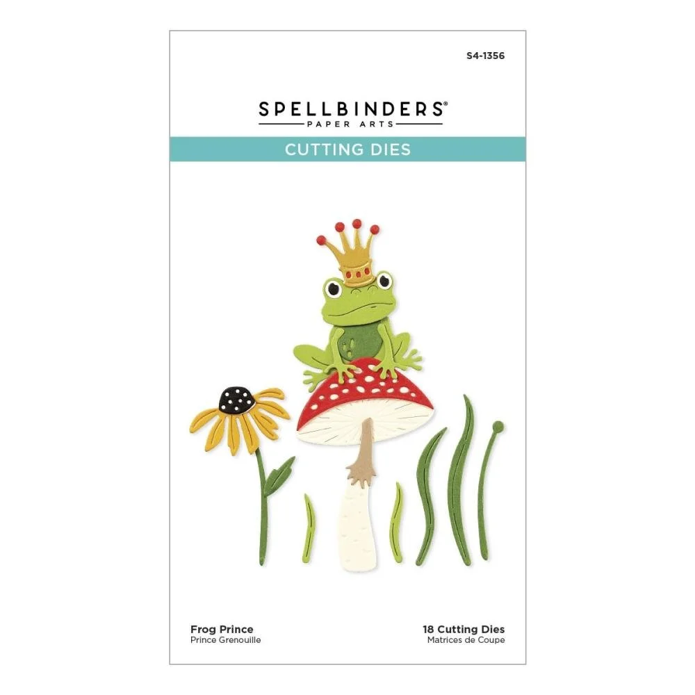 Spellbinders Etched Dies Frog Prince