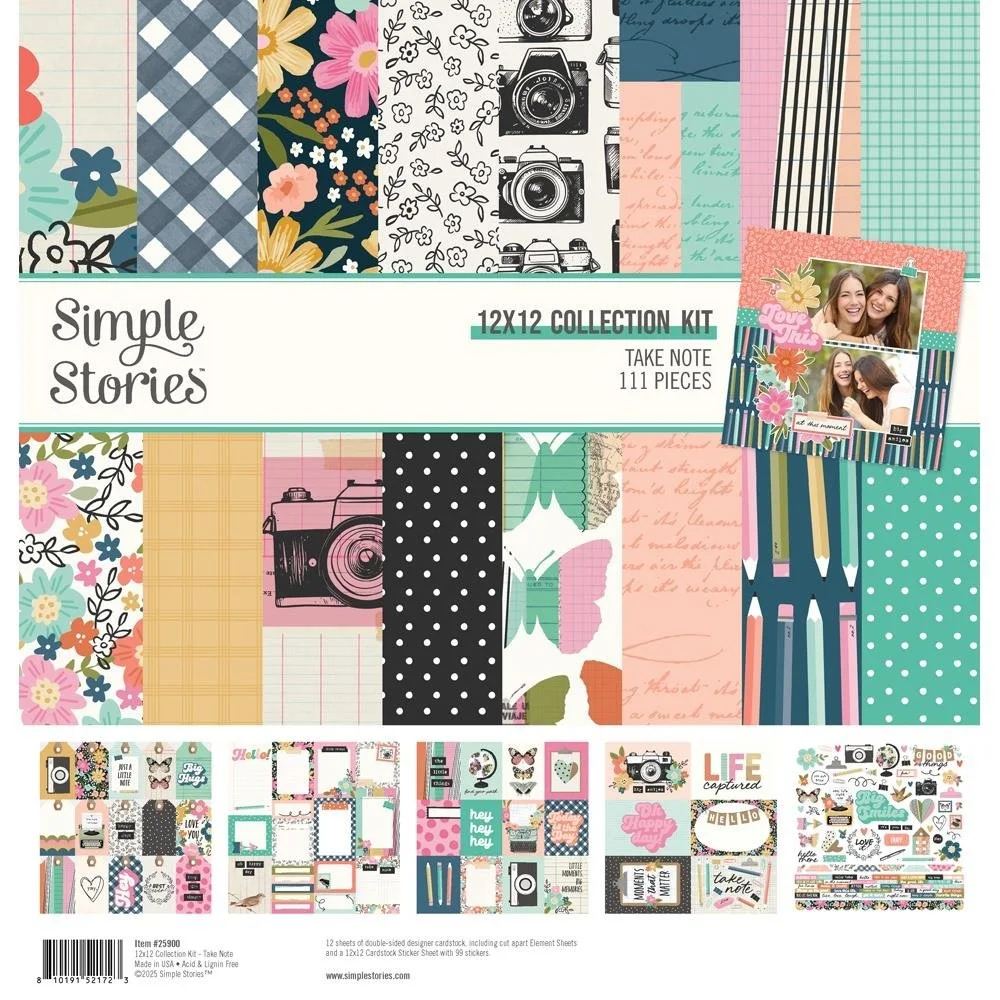 Simple Stories Take Note 12" x 12" Collection Kit