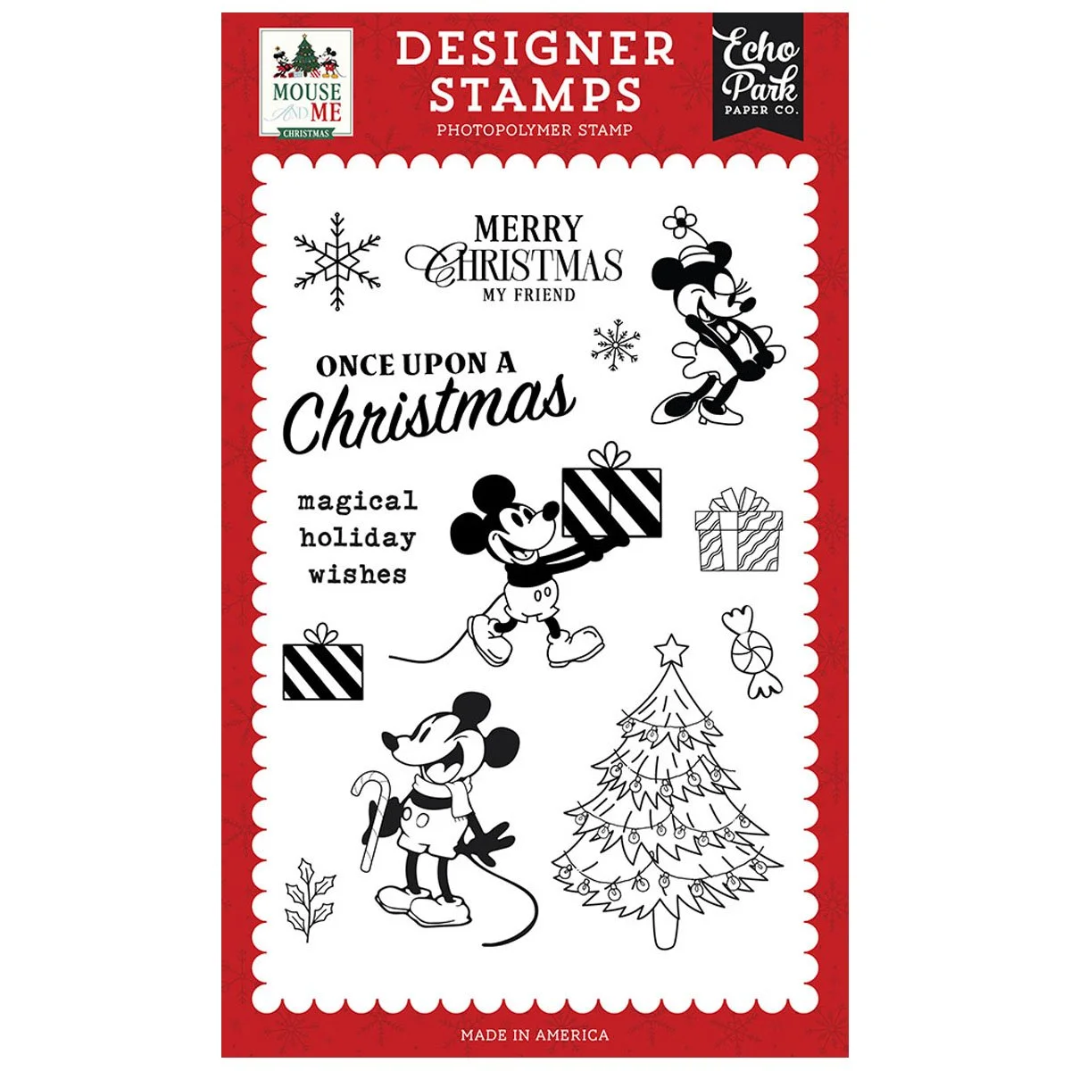 *Pre-Order* Echo Park Mouse & Me Christmas Once Upon A Christmas Stamp
