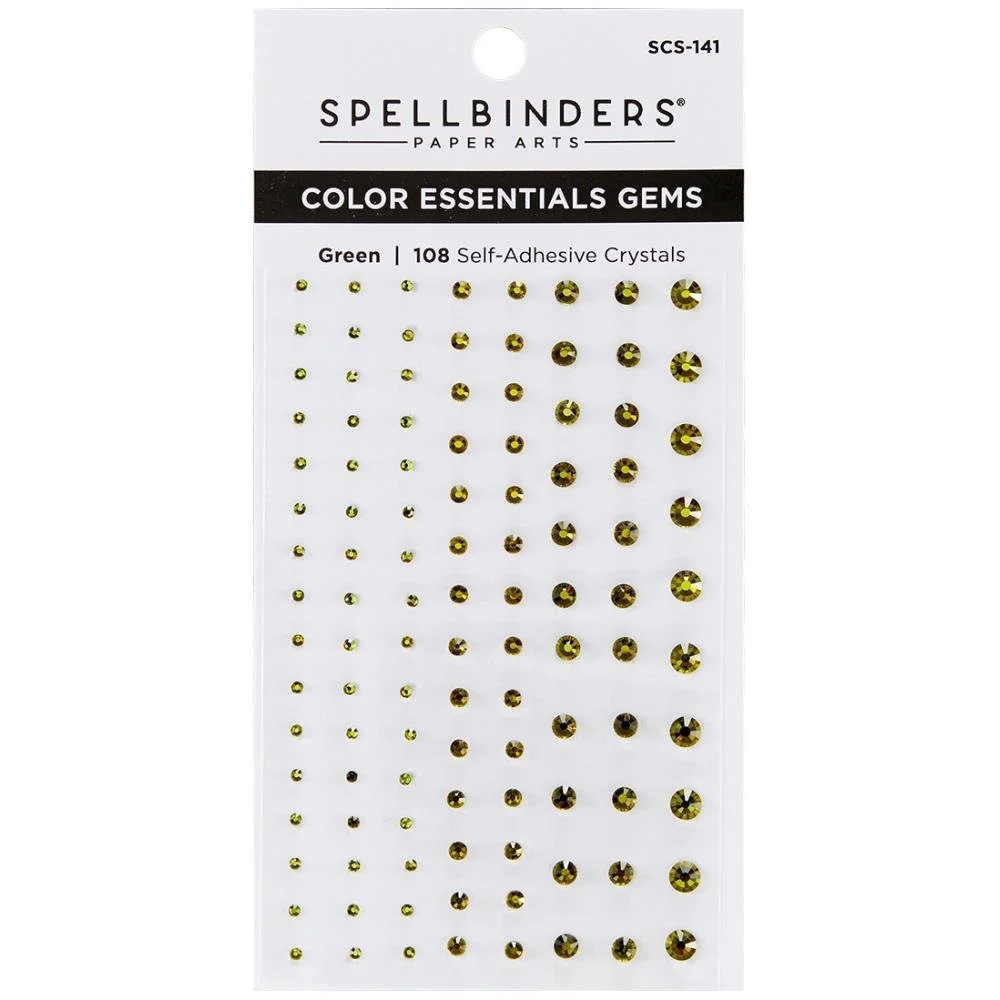 Spellbinders Color Essentials Gems Green