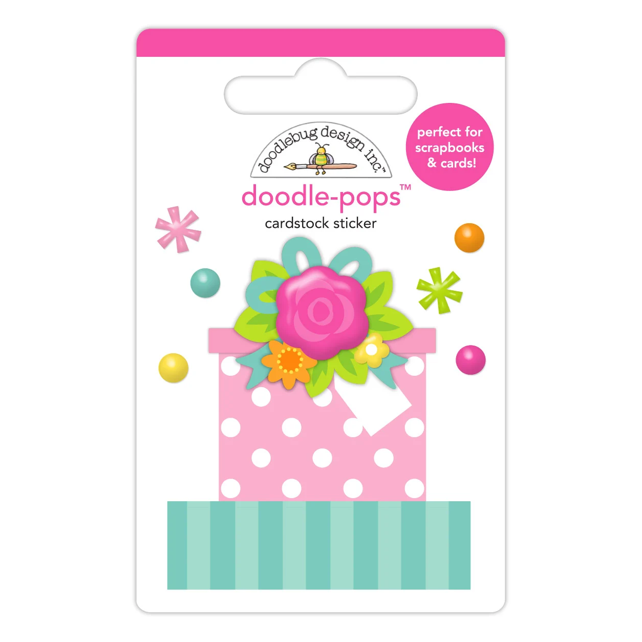 *Pre-Order* Doodlebug Cupcakes & Candles Doodlepops Wrapped In Ribbons