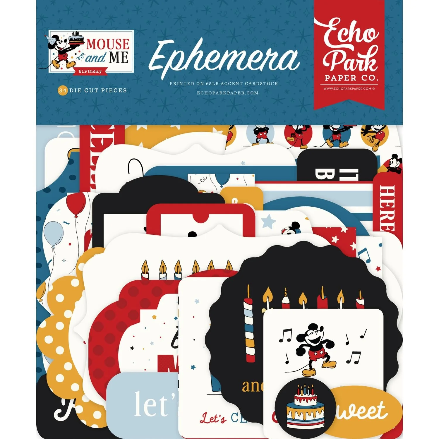 *Pre-Order* Echo Park Mouse & Me Birthday Ephemera