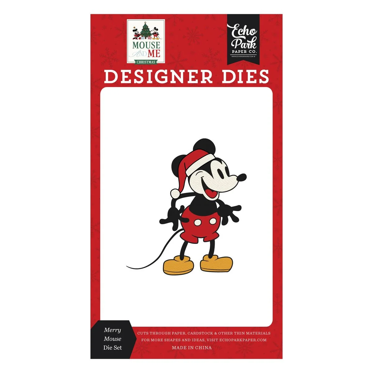*Pre-Order* Echo Park Mouse & Me Christmas Merry Mouse Dies