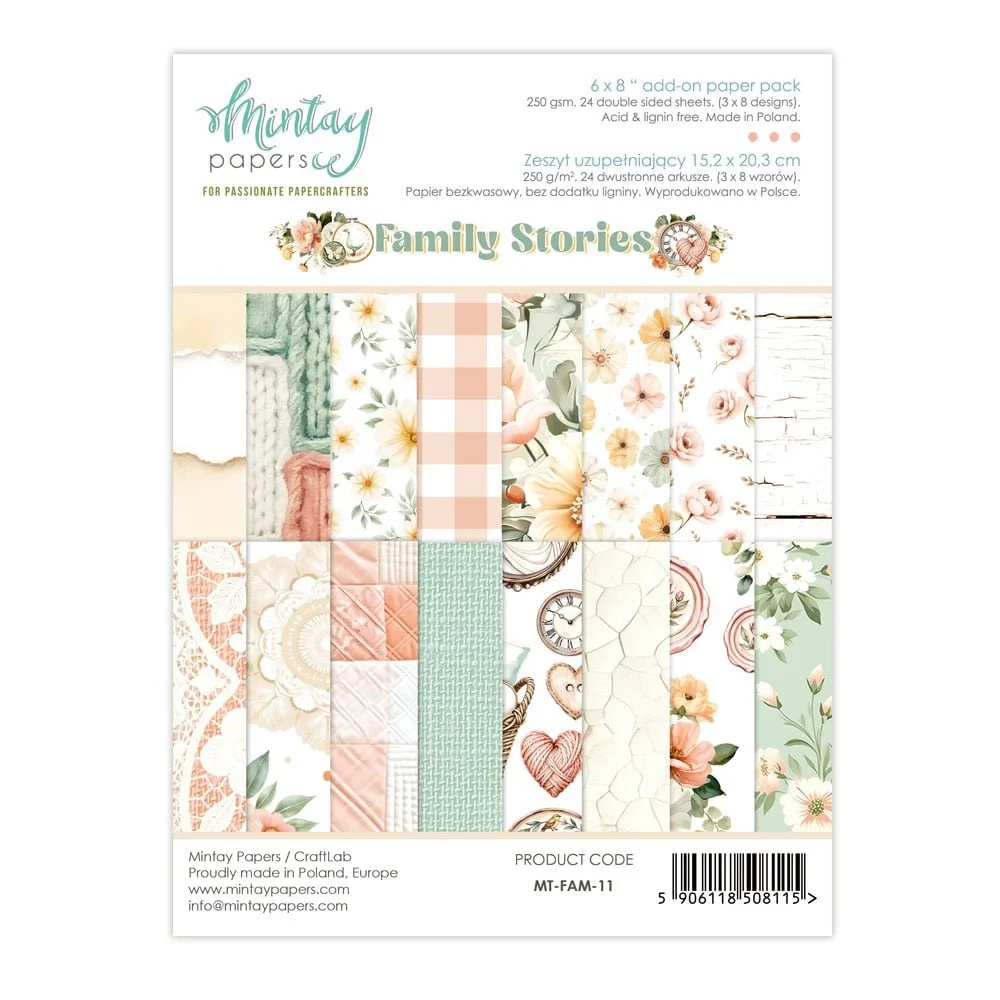 *Pre-Order* Mintay Family Stories 6" x 8" Paper Pad