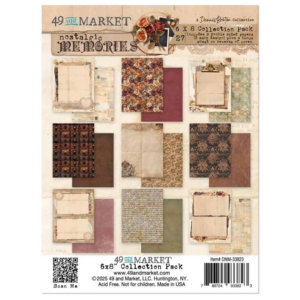 *Pre-Order* 49 & Market Nostalgic Memories 6" x 8" Paper Pad